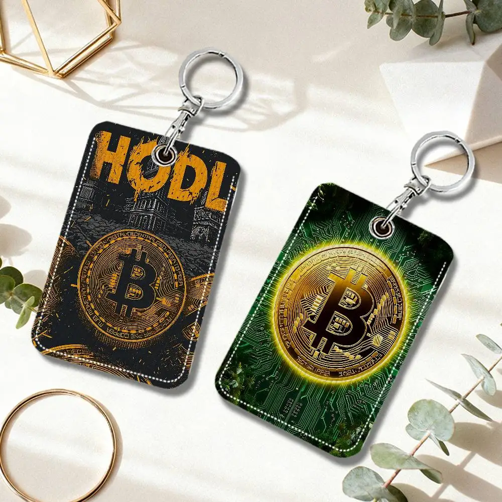 

Держатель для карт Bitcoin, брелок для ключей, защитный чехол для дверного замка, подарок для обеспечения безопасности