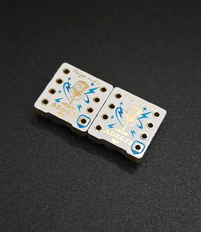 1PCS AD8672 ， Exclusive design, ultimate fidelity monitoring special edition