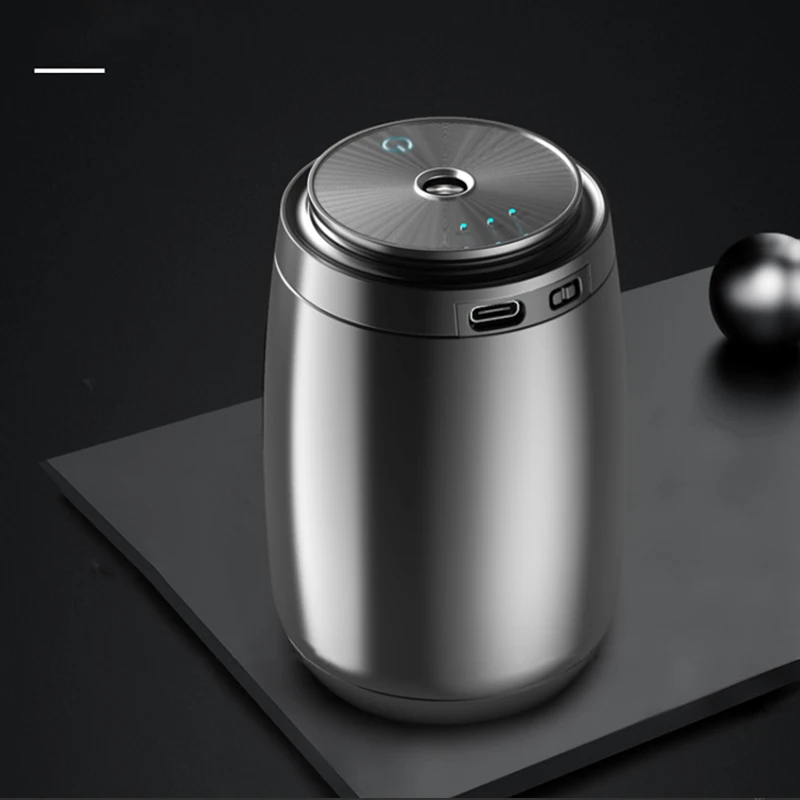 Ultrasonic Car and Home Aroma Diffuser Two Working Modes Rechargeable Scent Air Freshener Fragrance Machine with 100ml oil