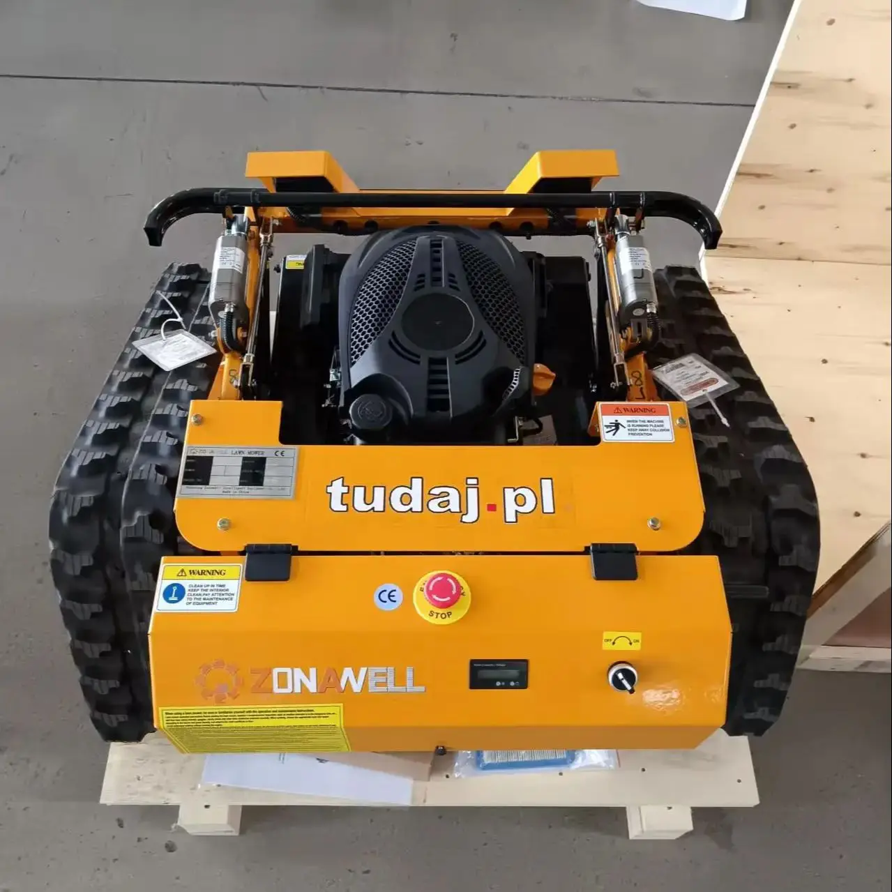 

A Flexible, Convenient and Precise Crawler-Type Remote Control Lawn Mower That Enhances The Beauty Of The Lawn
