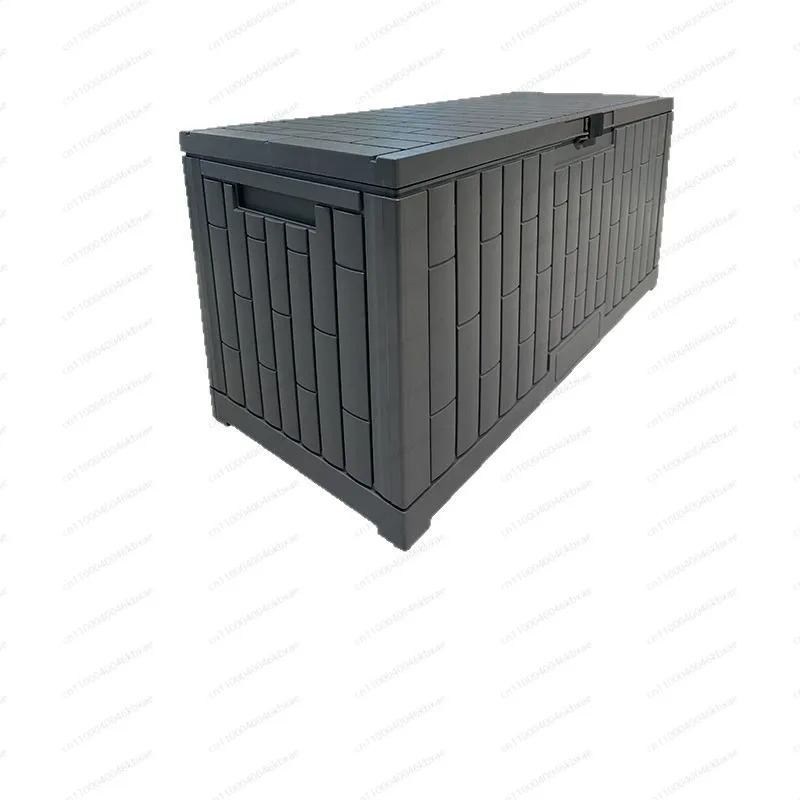 

All-weather plastic waterproof storage box Garden outdoor patio water storage pool Deck box Tool finishing box