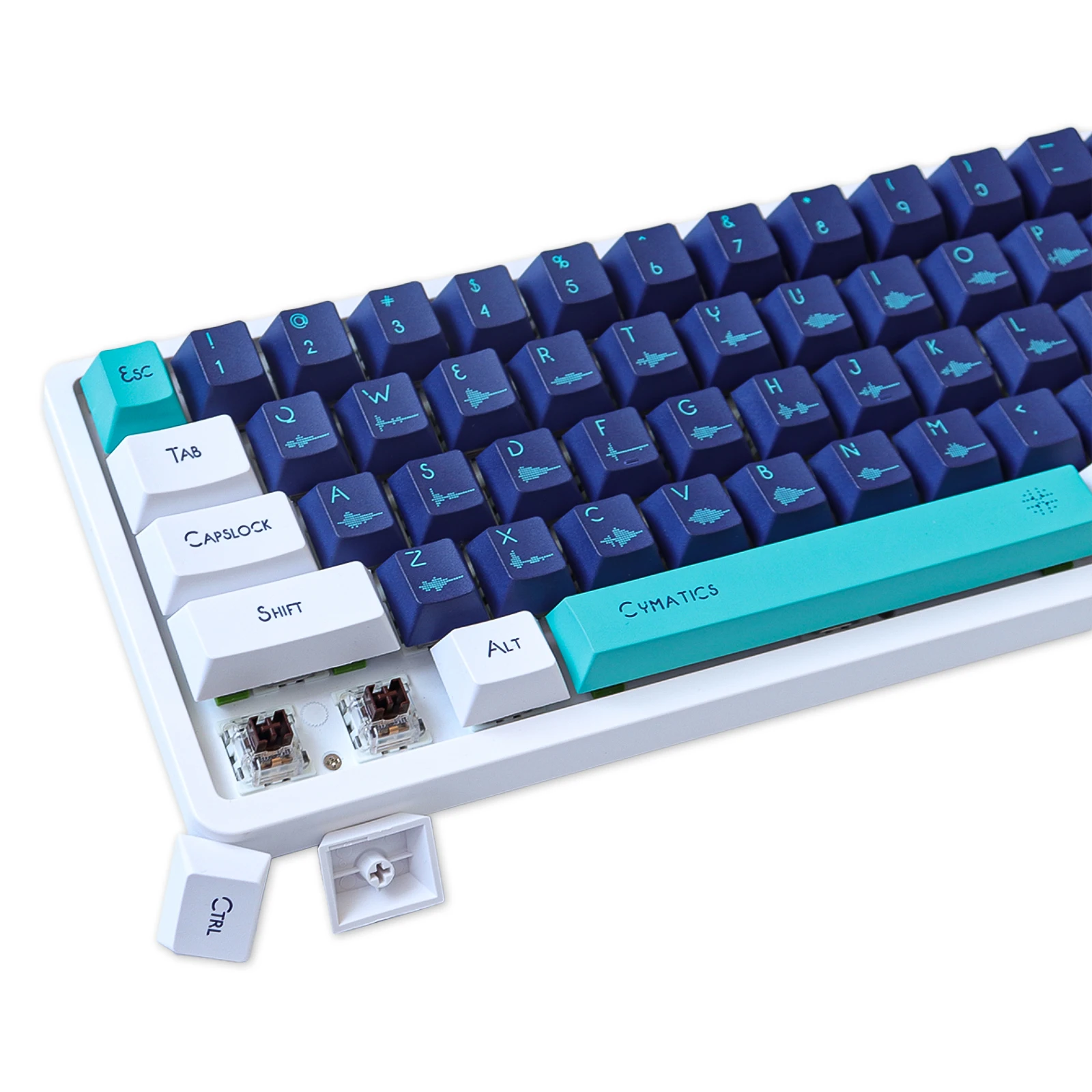 GMK 129 Keys Dye-Sublimation PBT Keycaps Cherry Profile Keycaps for Cherry Gateron MX Switches Mechanical Keyboards