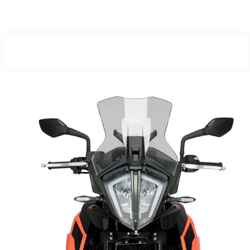 FOR 790 890 ADV Adventure/R/SMotorcycle Headlight Head Light Guard Protector Cover Protection ClearAcrylic Grill