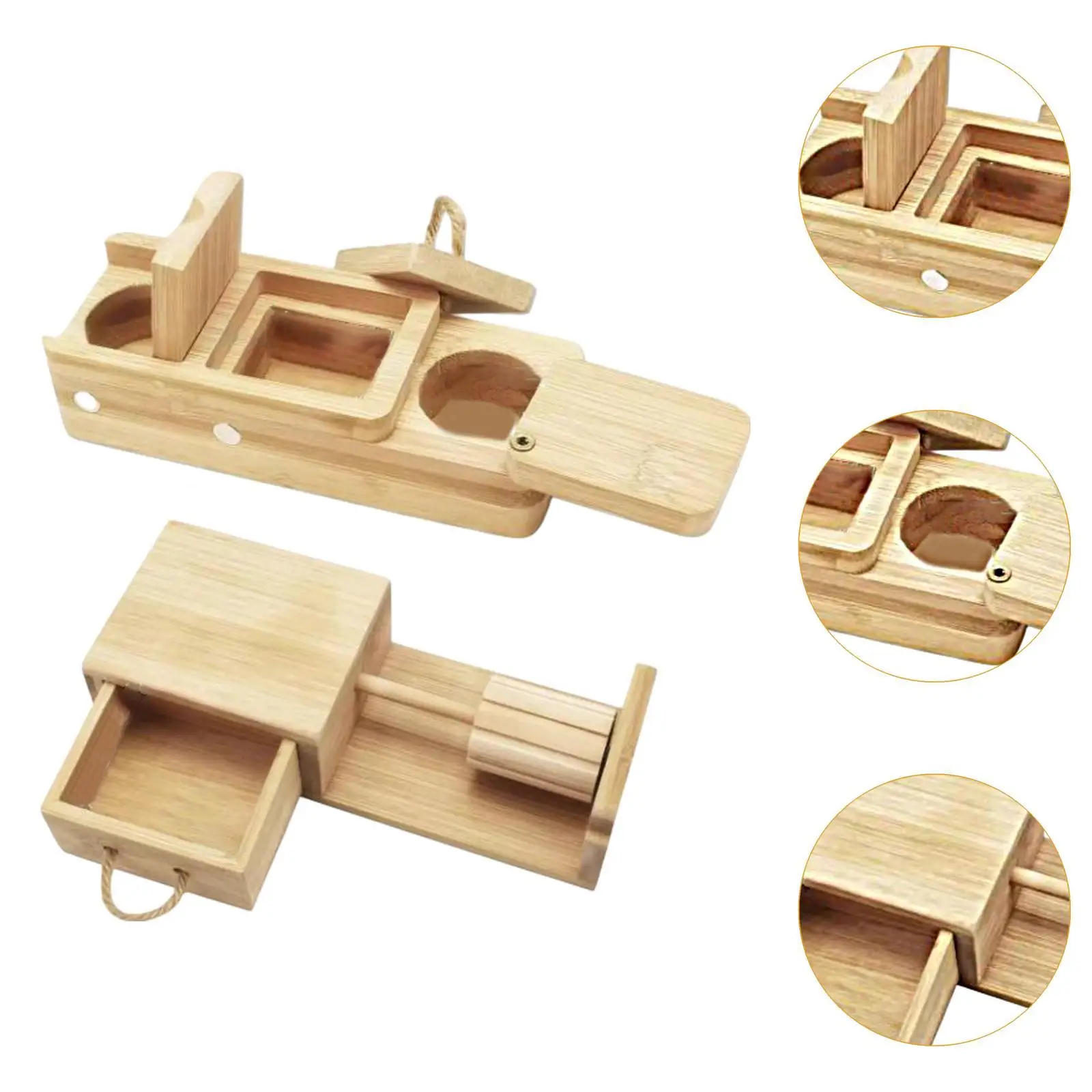 Hamster Foraging Toy Creative Hide Treats Puzzle for Mouse Small Pet Bunny view 5