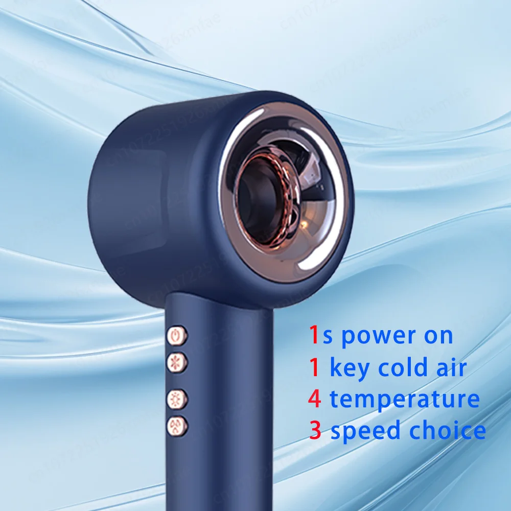 2024 Update Negative lonic Hair Dryer Professional Leafless Hair Dryers Blow For Home Appliance With Salon Style Free Shipping