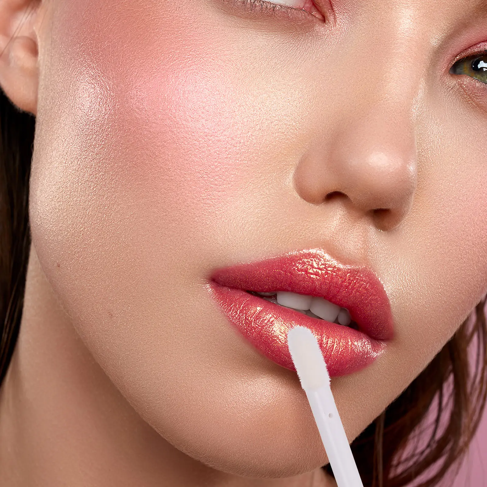 

5pcs Refillable Transparent Lip Gloss Tubes Portable Mini Lipgloss Containers Clear Empty Bottles For Diy Makeup Travel