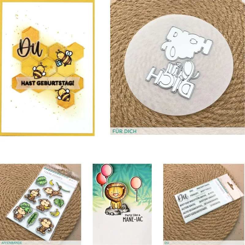 Football Is a Leisure and Entertainment Activity Metal Cutting Dies and Clear Stamps Stencil Slimline Essentials Scrap Booking