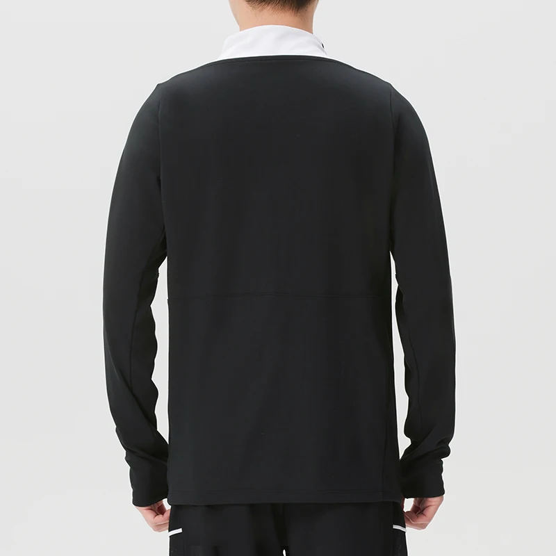 Nike Men's Fitness Training Quick-Drying Breathable Half-Zip Stand Collar Long Sleeve T-Shirt Ir8420-010