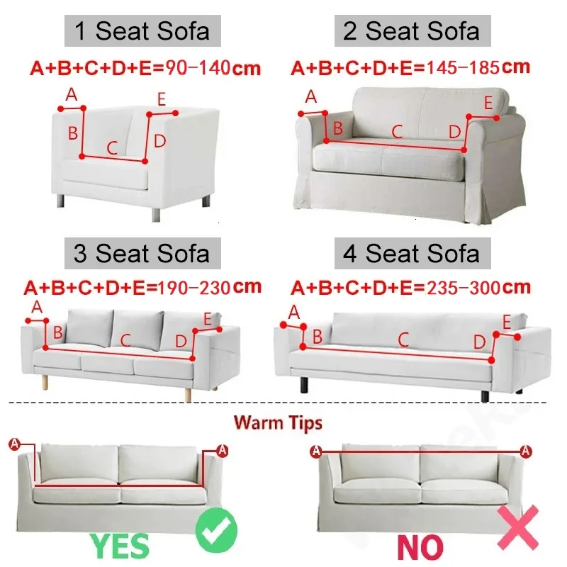 Capa de sofá jacquard para sala de estar elástica grossa capa de sofá jacquard para sofá em forma de l capas de sofá de canto 1/2/3/4 lugares