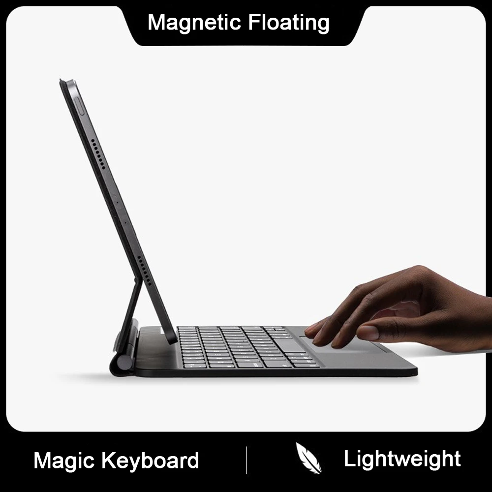 

Magic Keyboard Case For iPad Air 4th 5th Pro 11 10.9 Inch Magnetic Floating Cantilever Cover Soft Cases with Touchpad Backlit