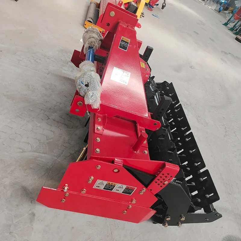 Hochwertiger Power Rake mit rotierender Bodenbearbeitung, trockener, landgesteuerter Rechen