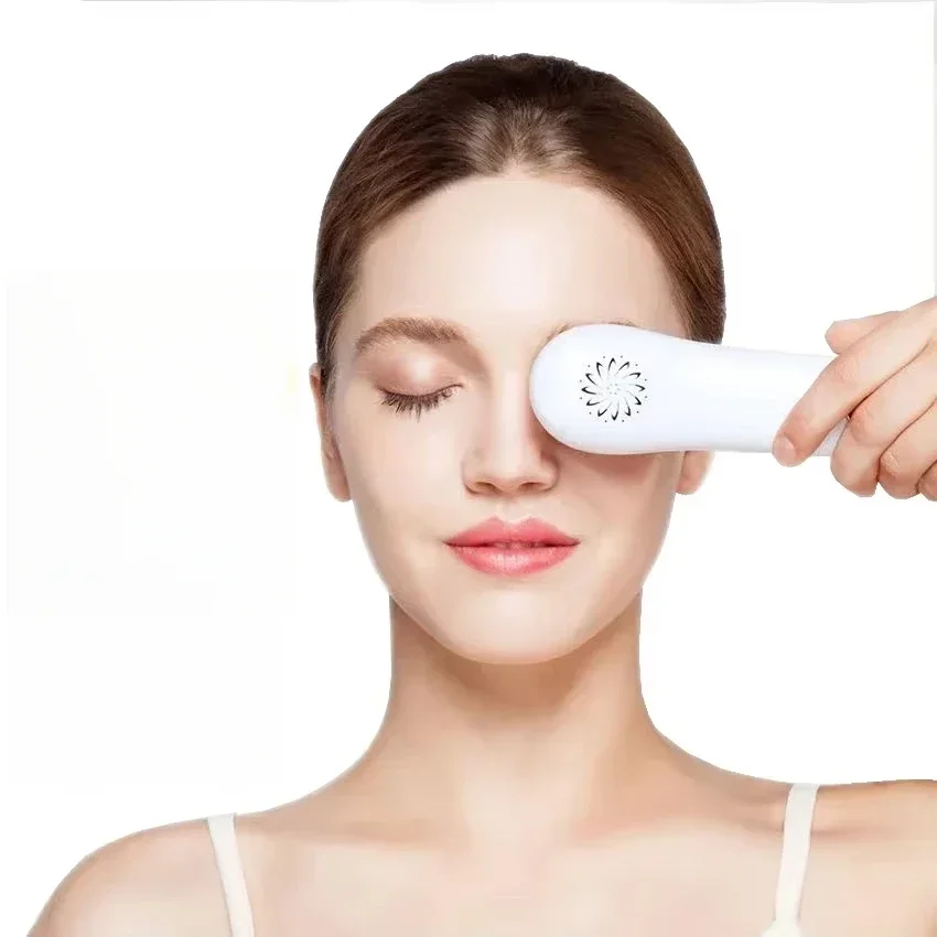 أداة تدليك العين القابلة لإعادة الشحن عبر USB، جهاز تدليك العين بالاهتزاز الساخن والبارد، الصحة والجمال