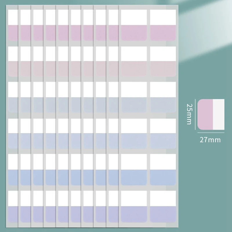 Adhesive Strips, 420 Pcs, 3 Sizes, Adhesive Markers, Index Sticky Markers, Film Text Strips For Reading, Marking Pages