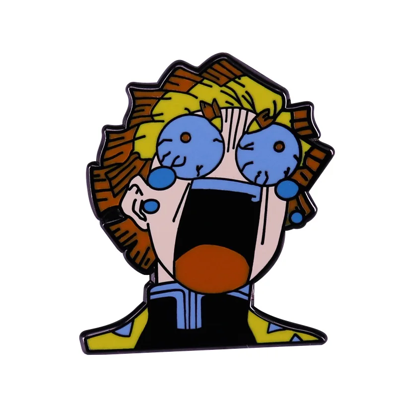 Demon Slayer Anime Enamel Brooch, Cartoon Accessory