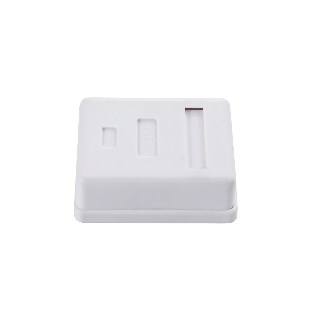 RJ45 Connector Box CAT5E CAT6 Junction Box Single Port Box 1-port Network Cable Adapter Ethernet Extension PCB Crimping Type