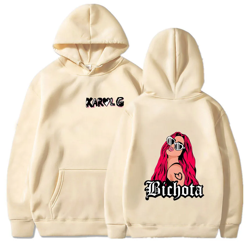 Karol G Manana Sera Bonito Hoodies Popular Characters Sweatshirts Cartoon Clothes Fashion Long Sleeve Unisex Pullovers Hip Hop