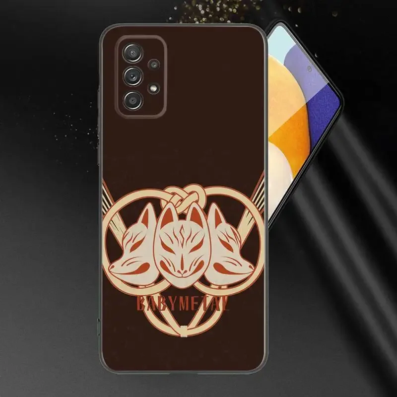 Babymetal Japanese Girl Idol Phone Case For Samsung A91 80 70 53 42 32 30 20 A50 30S 50S 21S 20S A20E Black Case