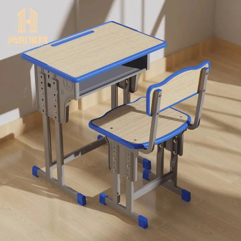 

Школьная мебель Классные столы и стулья Студенческий стол и набор стульев с регулируемой высотой