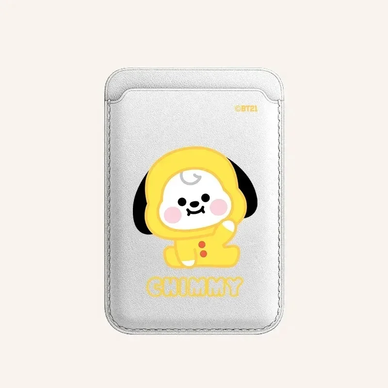 In Stock Anime TATA SHOOKY Magnetic Card Holder Access Control Card Bus Card Protective Cover Suitable for Apple 15 Huawei