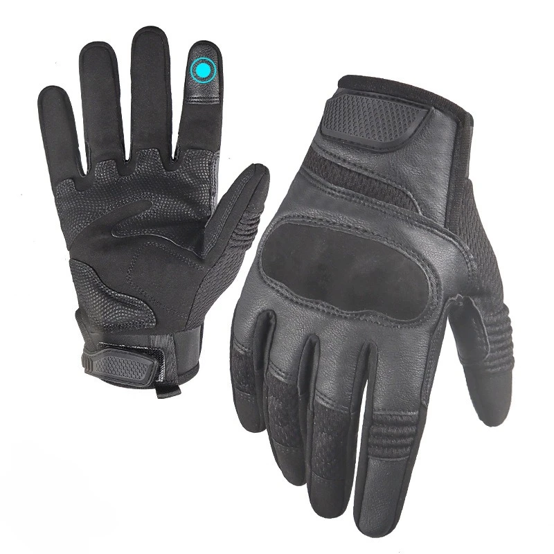 Tactical Cycling Hard-shell All-finger Mountain Climbing Protection Training Combat CS Motorcycle Gloves