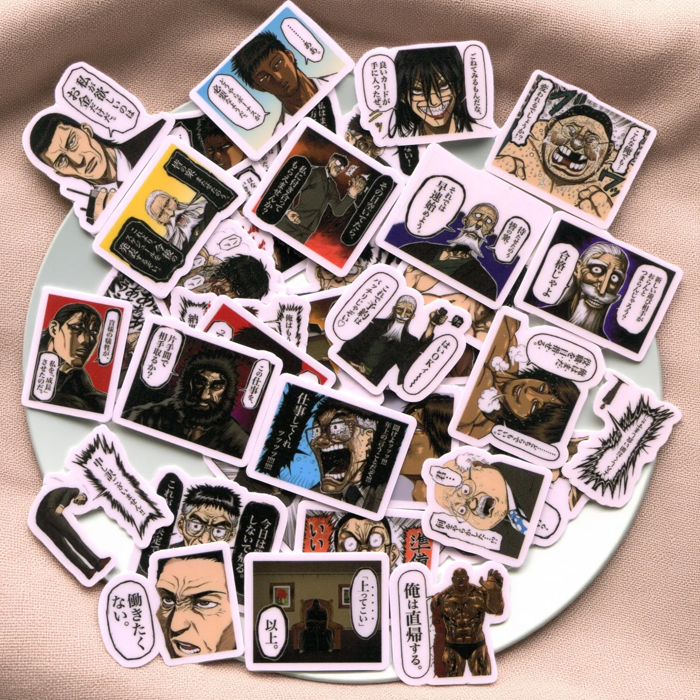 40pcs Kengan Ashura 2-3cm diy cute STICKER