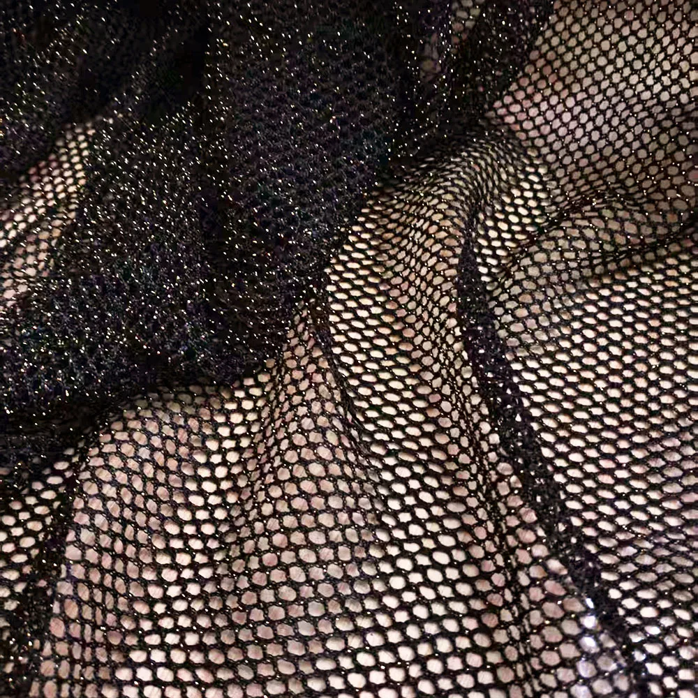 Tessuto di pizzo per abiti da sposa, tessuto a rete per biancheria morbida, cucito traforato, decorazione per la casa, regali fai da te, materiale