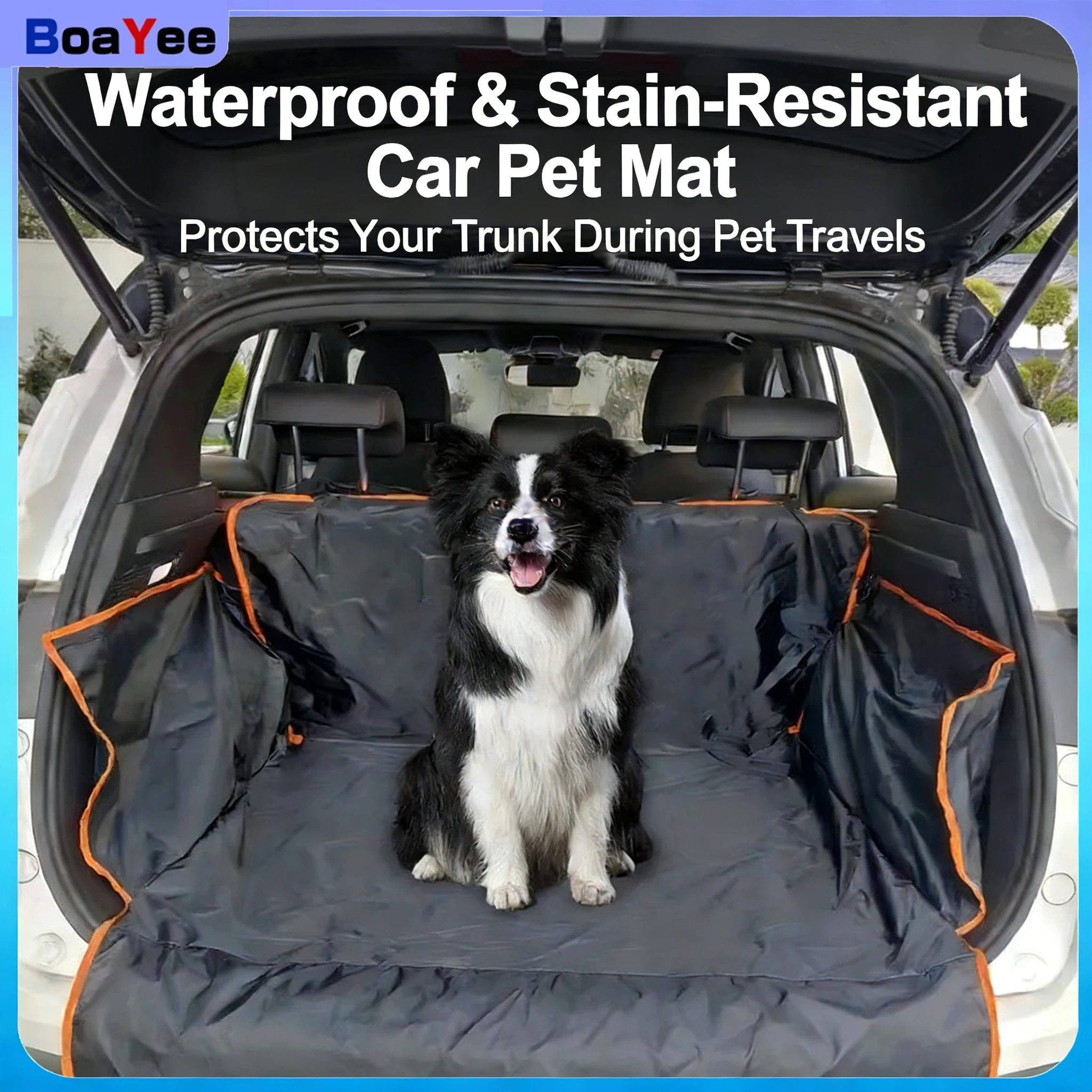 

Pet Car Waterproof Dog Trunk Mat, Scratch-Resistant Pet Seat Protector for SUV, Dirt-Proof Travel Pad for Dogs, Universal Size