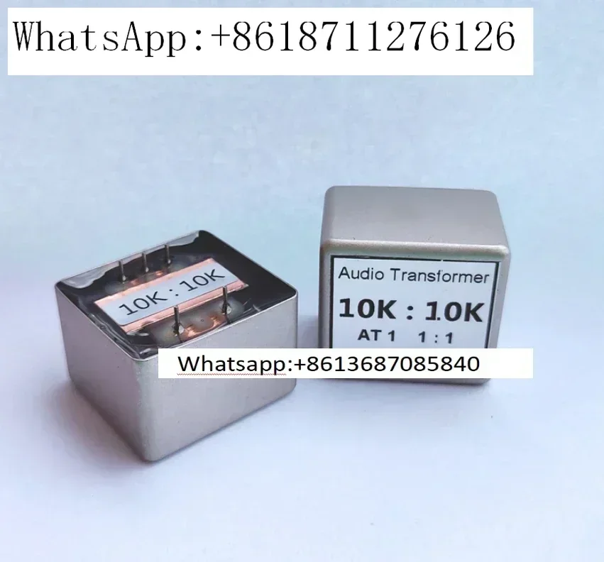 10K: 10K audio isolation transformer with permalloy shield, anti-interference, pre-signal transformer, 20-200KHz -0.2dB