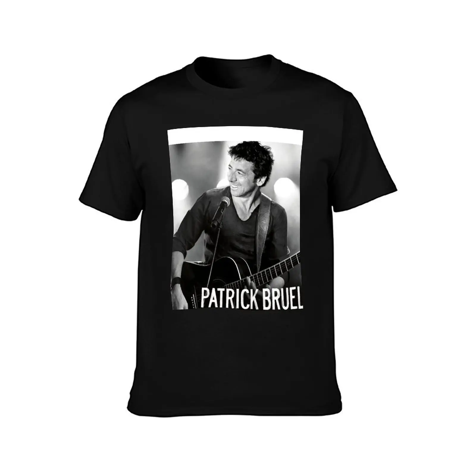 thighaag Patrick Bruel Show Tour TOURNEE en ACOUSTIQUE 2022 T-Shirt Basic Regular Fit Casual T-Shirt