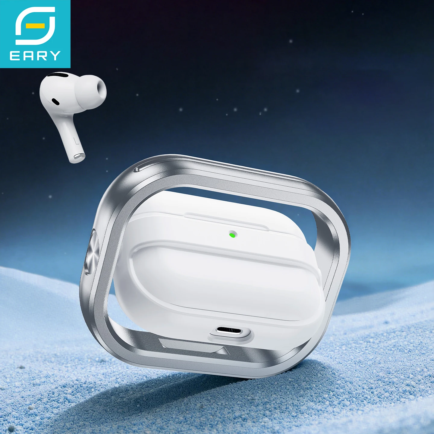 Eary Metal Rotating Cases for AirPods 4 AirPods Pro 3 Magnet