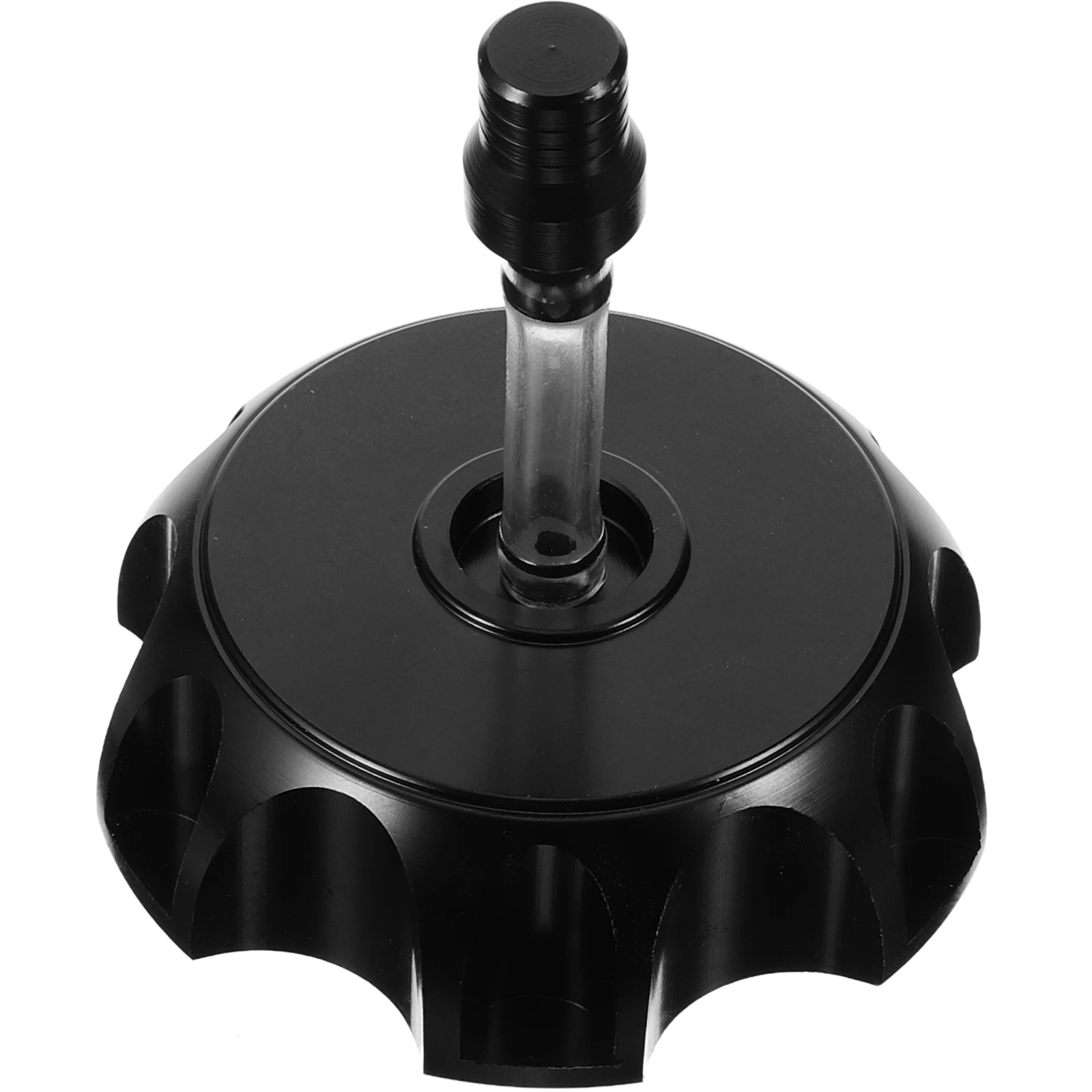 

Motorcycle Fuel Cap Aluminum Alloy Hexagonal Black Motorbike Fuel Tank Covers Coating Compatible Modified Parts Metal Covers