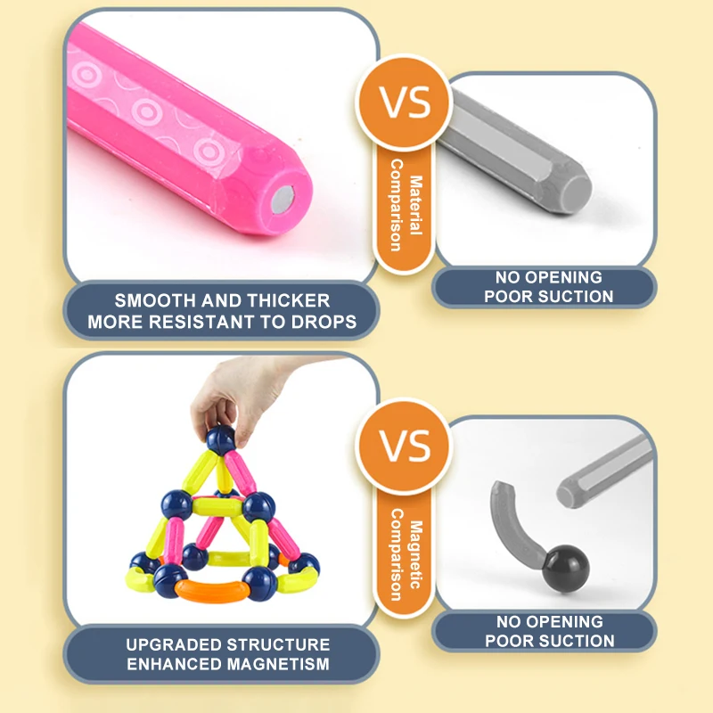 Patyczki magnetyczne zestaw klocków zabawki dla dzieci Montessori przedszkole edukacyjne zabawki dla malucha prezent dla dzieci chłopiec dziewczynka
