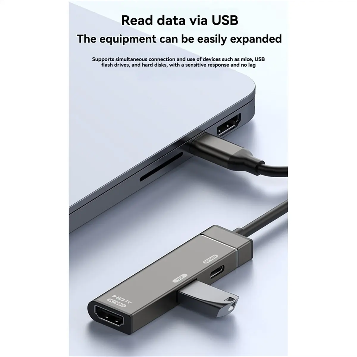 Type-C HUB Docking Station 4K@120Hz HDMI-Compatible PD100W Main in Electronic products