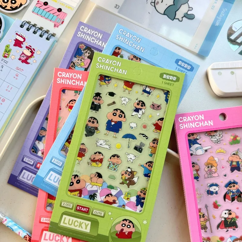 Crayon Shin-chan Sticker Cute Cartoon Creativity Child Sticker New Fashion Exquisite Child Reward Gifts