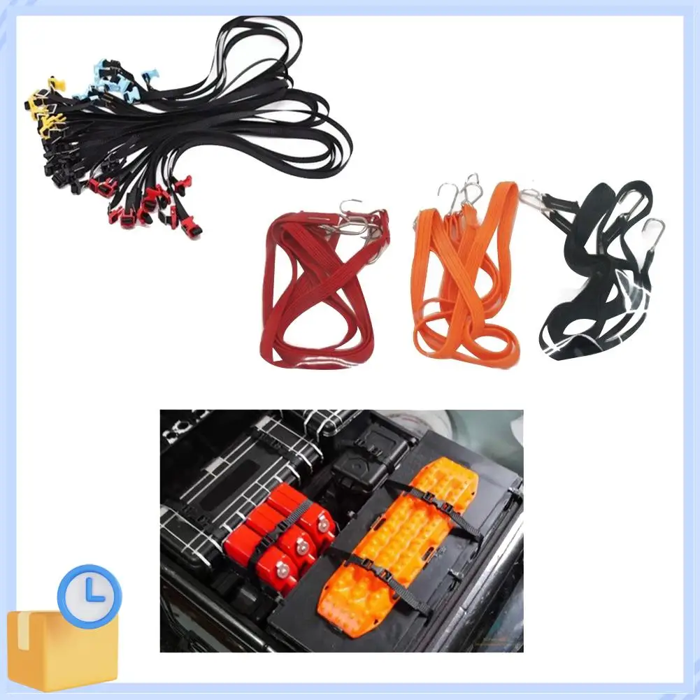 

ABTK-Scale Luggage Rope Roof Rack Tie Down Straps For 1:10 RC Crawler Car Axial SCX10 90046 TRX4 TRX6 Redcat Gen8 VS4-10
