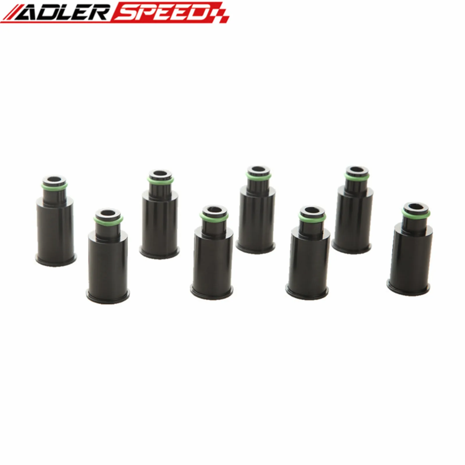 

8PCS/6PCS/4PCS/1PCS Fuel Injector 1" inch Top Hat Extender Adapter with 11.85mm O-Ring