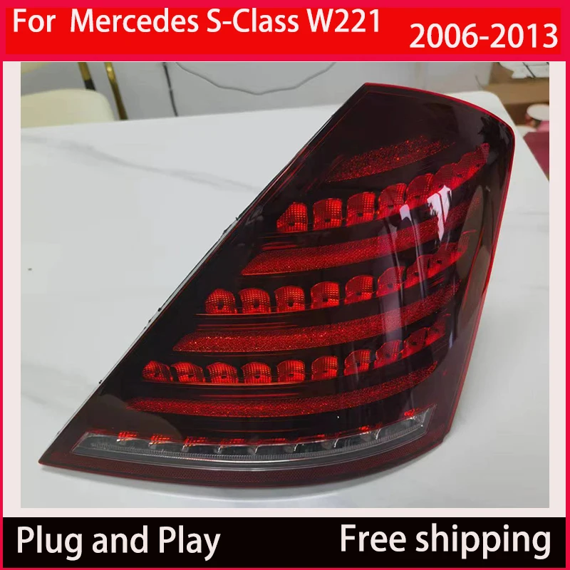 For Mercedes-Benz S-Class W221 S300 S350 S500 2006-2013 LED taillights DRL Reverse taillights Upgrade automotive accessories