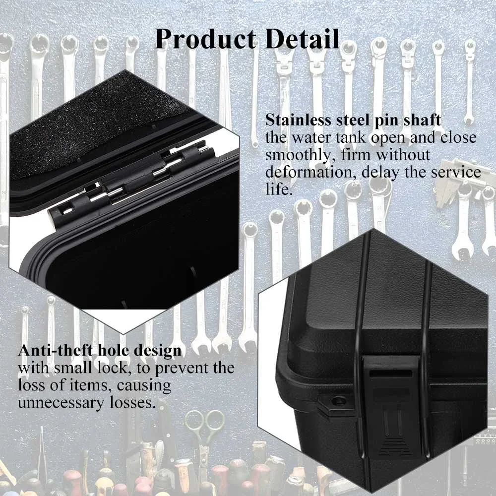 Portable Shockproof Instrument Tool Box Tools Case Safety Protection Equipment Instrument Case Outdoor Box