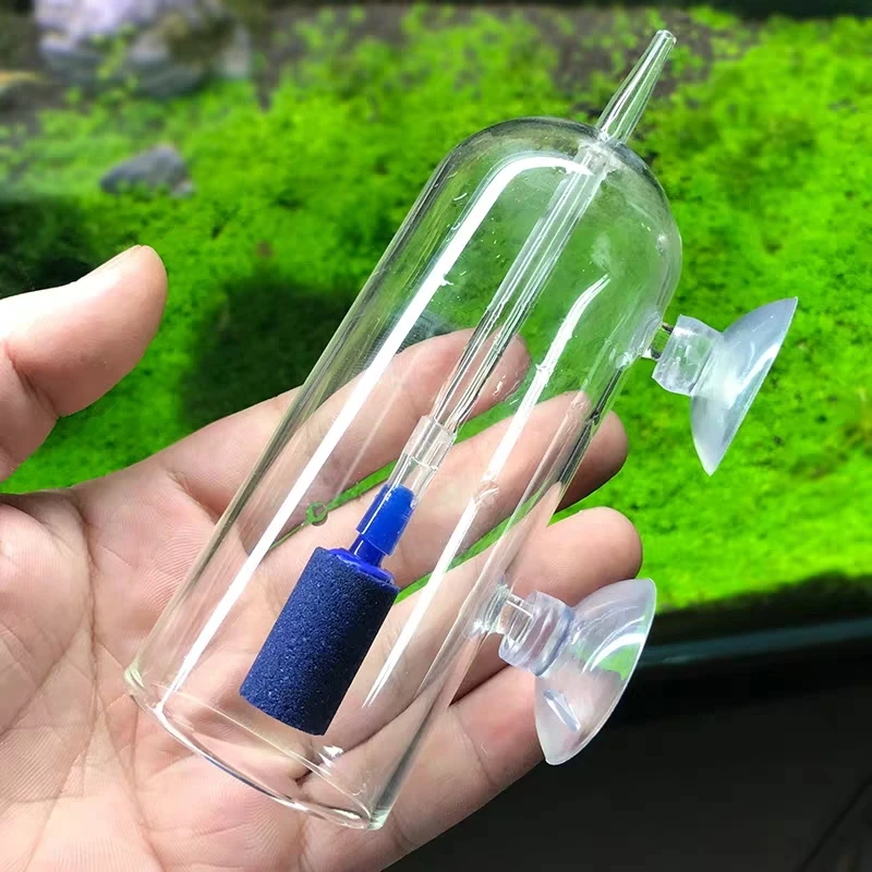 Aquarium Air Pump Oxygen Diffuser Fish Tank Silent Glass Air Compressor Aerator Oxygenator Stone Dissolve Aquarium Accessories