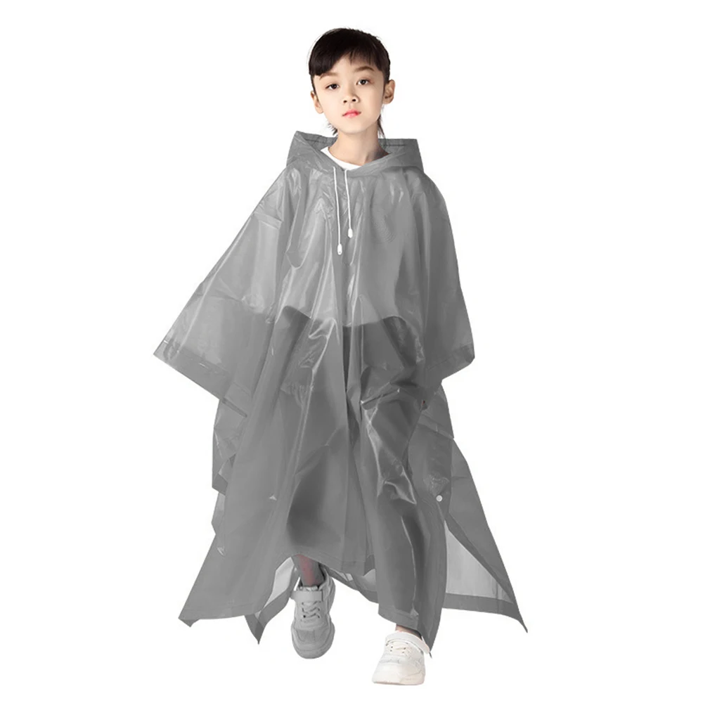 New EVA Kids Raincoat Thickening Non-disposable One-Piece Raincoat Waterproof Full Body Rain Gear Outdoor