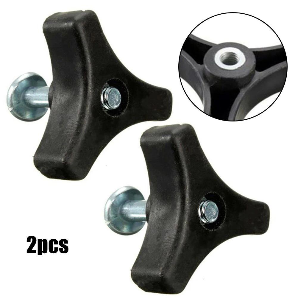 Garden Tools Screw Bolt Knob Nut Plasitic And Metal Hayter Replacement Parts Triangle Handle 2pcs Fits For Honda