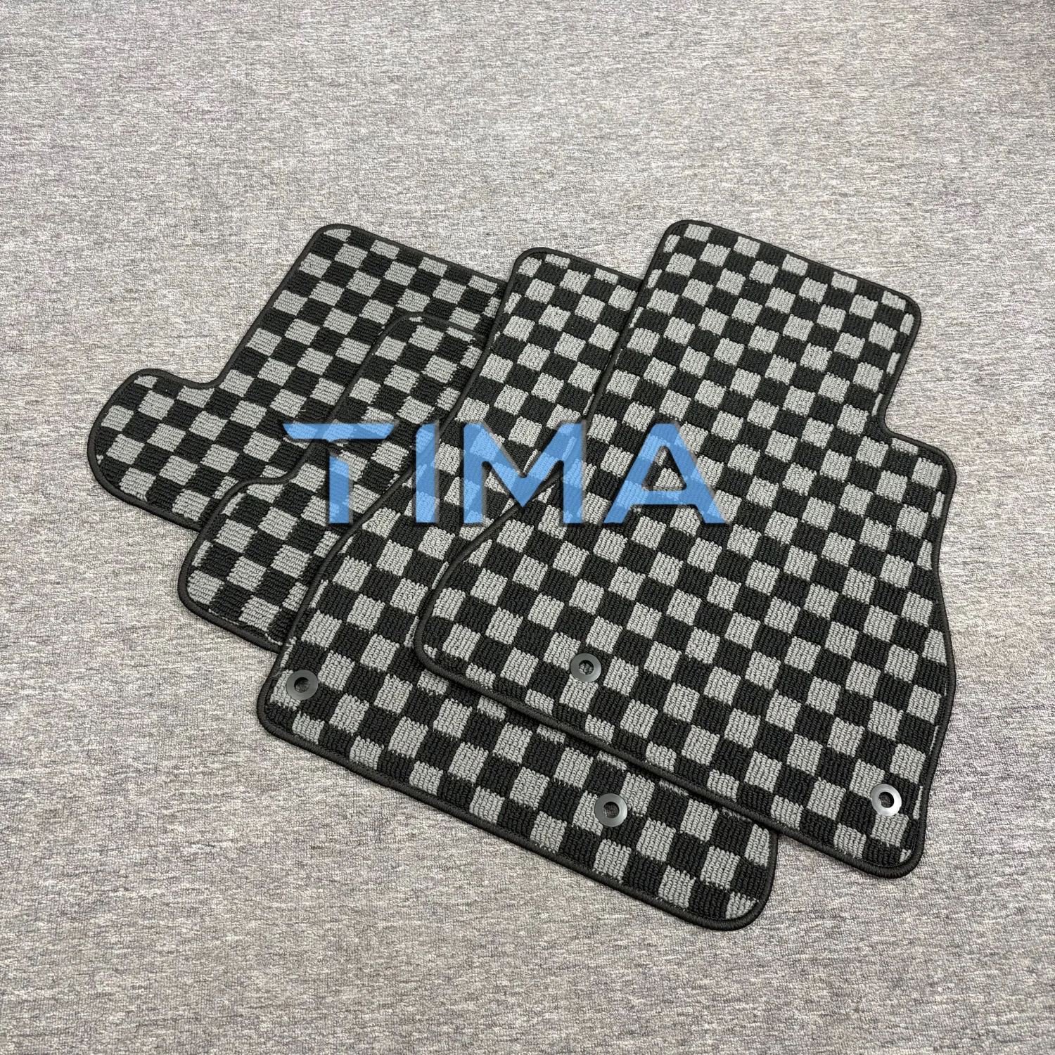 Good Quality 4PCS Gray Checker Floor Mats JDM Style Floor Mats For 2005-2026, Lexus SC430 left Hand Driveor - view 6
