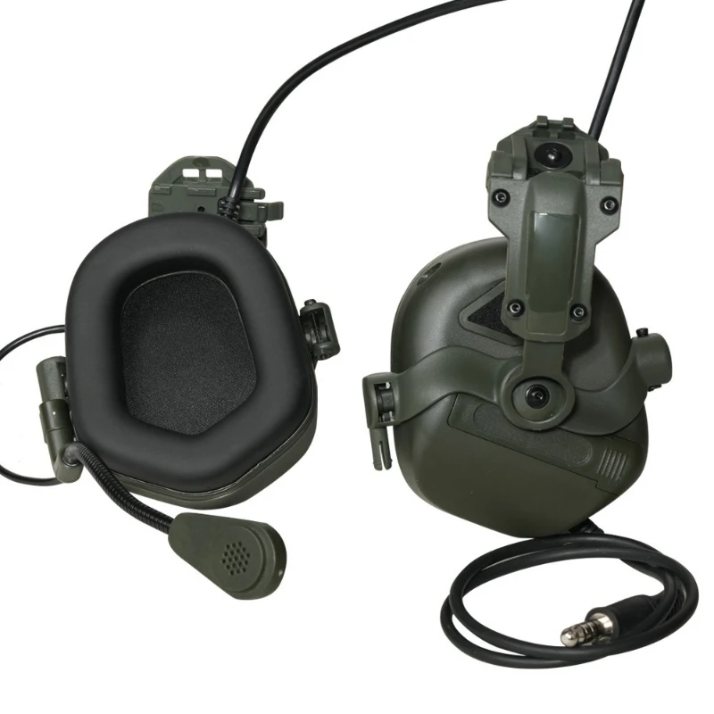 Fifth-generation pickup and noise reduction tactics, headset helmet-type outdoor shooting, foldable