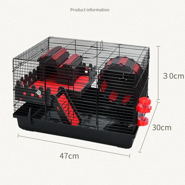 Hot-selling manufacturers supply hamster cages luxury hamster villa cages with multiple specifications and styles are optional