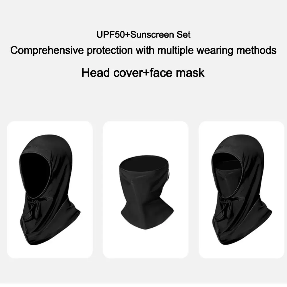 

Fashion Anti-UV Ice Silk Sun Hat Breathable Adjustable Sunshade Cap with Shawl Quick Drying Sunscreen Hat Summer