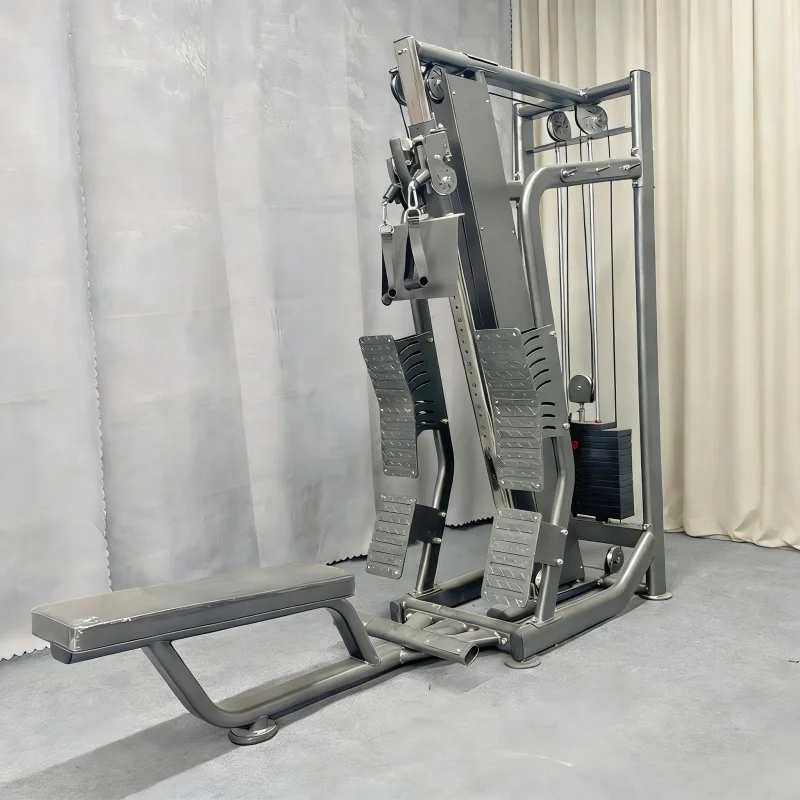 Commercial Heavy-Duty High Lat Pulldown Machine Steel Frame Hot Sale for Gym Club Back & Shoulder Strength Training