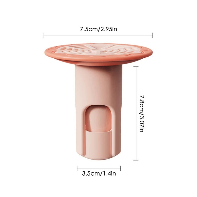 Scarico per doccia raccogli capelli per bagno Tappo per capelli Protezione per scarico in silicone Drosphip
