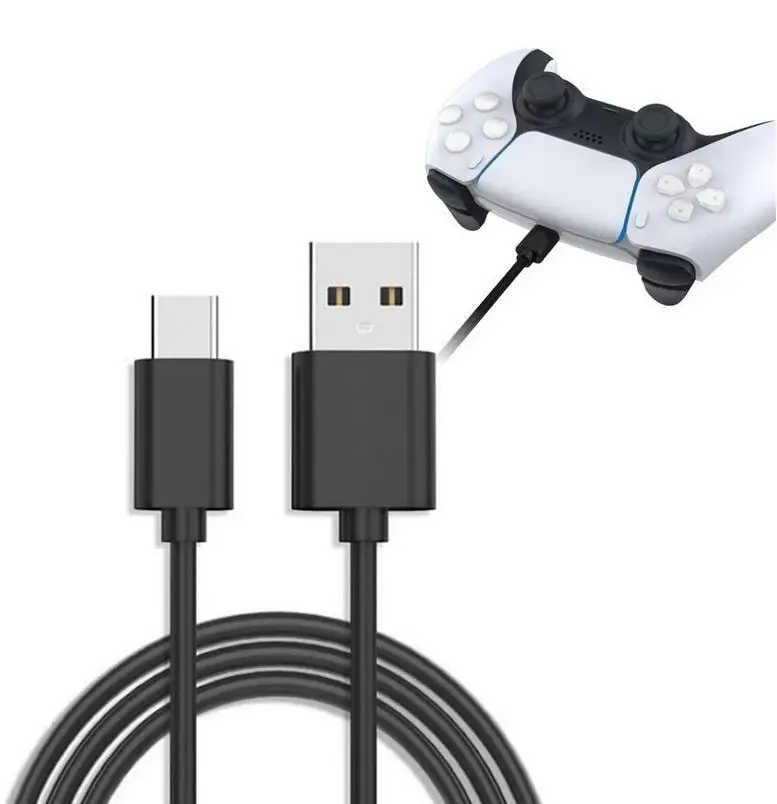 Type C Usb Compatible for PS5 Handle, Charging Cable Power Supply Cord Charging Wire Compatible for Switch OLED