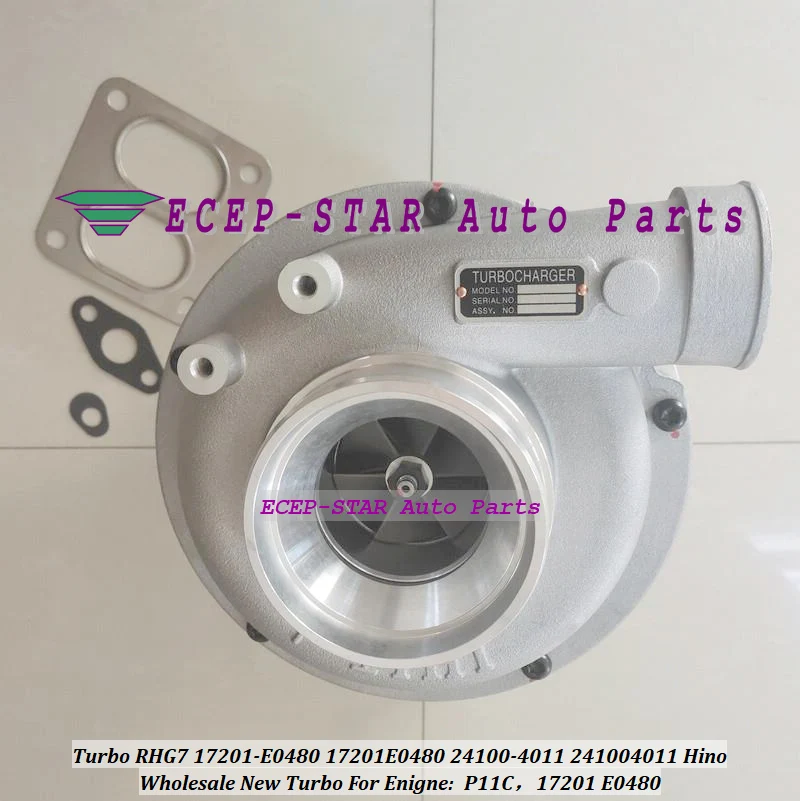 Turbo RHG7 24100-4011 24100 4011 241004011 17201-E0480 17201E0480 17201 E0480 For Hino P11C