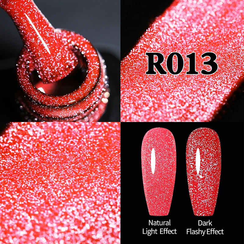 Ur Suiker Reflecterende Glitter Gel Nagellak Glanzende Nagelgel Semi-Permanente Nail Art Vernissen Voor Een Basislaag